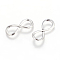 Tibetan Style Links connectors, Cadmium Free & Lead Free, Infinity, Antique Silver, 31x13x2mm, Hole: 11x8mm