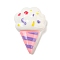 Birthday Theme Opaque Resin Decoden Cabochons, Cartoon Cabochons, for Jewelry Making, Ice Cream, 32.5x21x9mm
