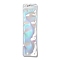 Glitter Holographic Plastic Packaging Yin-yang Zip Lock Bags, Top Self Seal Pouches, Rectangle, Colorful, 23.9x6.5x0.02cm, Unilateral Thickness: 2.5 Mil(0.065mm)