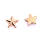 Alloy Cabochons, Epoxy Resin Supplies Filling Accessories, for Resin Jewelry Making, Star, Cadmium Free & Lead Free, Light Gold, 5.5x5.5x1.5mm