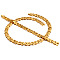 304 Stainless Steel Heart Link Chain Bracelets and Necklaces Sets for Women, Golden, Necklace: 465mm