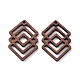 Подвески из орехового дерева WOOD-Q051-01D-1