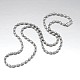Ожерелья из шариковой цепи из нержавеющей стали 304 CHS-O006-C-2.4mm-2