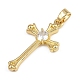 Латунные микро проложить кубического циркония подвески KK-Z123-23G-02-2