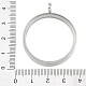 Подвески-медальоны из нержавеющей стали 304 STAS-S132-16P-05-3