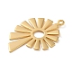 Латуни кулон KK-O100-18G-03-2