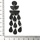 Большие подвески из искусственной кожи FIND-G073-02-3