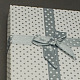 Ювелирные изделия картонные коробки с бантом и губкой внутри CBOX-R022-9-2