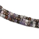Фиолетовые фиолетовые бусины G-RM2025-D51-3x3mm-4