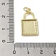 Латунные микро проложить кубического циркония подвески KK-Q808-36G-3