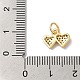 Подвески из латуни и прозрачного циркония с покрытием стойки KK-L216-051G-3