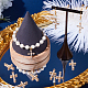 Подвески со стразами из сплава 30 шт. FIND-SC0005-65-4