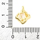 Подвески из латуни с прозрачным фианитом KK-Z051-01G-03-3