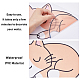 Наклейки на стену из пвх DIY-WH0228-1082-6