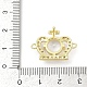 Подвески-короны из латуни с прозрачным кубическим цирконием KK-D317-145G-3