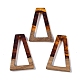 Подвески из смолы и дерева WOOD-F015-10G-1