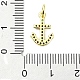 Латунные микро проложить кубического циркония подвески KK-H475-30G-02-3