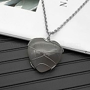 Ожерелья с подвесками из натурального серого агата CY8832-11