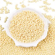 Выпечка расписных стеклянных бусин SEED-C004-04A