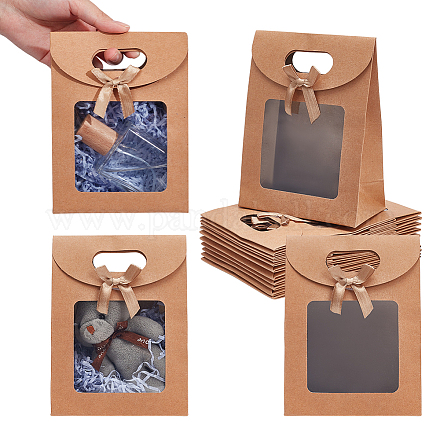 Пустые пакеты из крафт-бумаги ABAG-WH0032-18-1