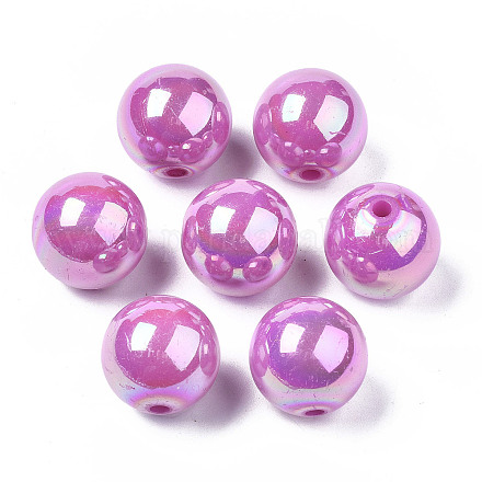 Непрозрачные акриловые бусины X-MACR-S370-D20mm-30-1