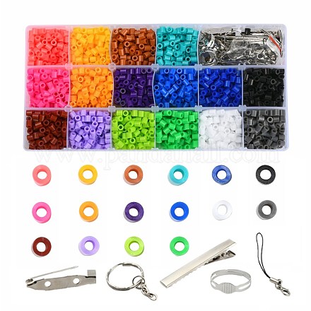 3000 шт 16 цвет hama бисер бисер DIY материалы ювелирных изделий DIY-X0053-B-1