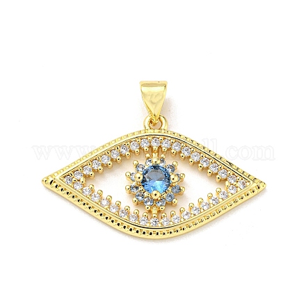 Латунные микро проложить кубического циркония подвески FIND-Z023-14G-1