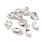 Glass Rhinestone Cabochons, Pointed Back & Back Plated, Faceted, Teardop, Crystal, 10x7x5mm