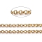 Soldered Brass Rolo Chains, Belcher Chain, Long-Lasting Plated, with Spool, Real 18K Gold Plated, 2x1mm, about 16.4 Feet(5m)/roll
