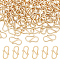 BENECREAT 100Pcs 18K Real Gold Plated S-Hook Clasps, 304 Stainless Steel Necklace Clasp Hook Necklace Clasp Connector S Shaped Hook for DIY Jewelry Making, 13x7mm