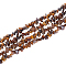 Natural Tiger Eye Chip Beads Strands, 5~8x5~8mm, Hole: 1mm, about 31.5 inch(80cm), 2strands/box
