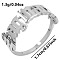 Non-Tarnish Adjustable Stainless Steel Constellations Cuff Ring for Couples, Simple and Personalized Design, Stainless Steel Color, Sagittarius, Inner Diameter: 17mm