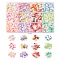 72G 12 Style Handmade Polymer Clay Cabochons, Nail Art Decoration Accessories, Mixed Shapes, Mixed Color, 4~15x1.5~7.5x0.5~1.6mm, 6g/style