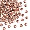 Preciosa® Crystal Hotfix Flatback Stones, Czech Crystal, Round(438 11 612 Chaton Rose VIVA 12 ®), 00030 266 Apricot, SS12(3.3~3.5mm)