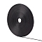 Polyester & Plastic Boning Sewing Wedding Dress Fabric, DIY Sewing Supplies Accessories, Black, 6mm, about 50yards/roll(45.72m/roll)