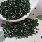 MIYUKI Delica Beads, Cylinder, Japanese Seed Beads, 11/0, (DB0182) Silver Lined Jade Green, 1.3x1.6mm, Hole: 0.8mm, about 2000pcs/10g