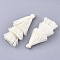 Polyester Tassel Big Pendant Decorations, Cornsilk, 65~72x25~28mm