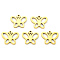 PVD Vacuum Plating 304 Stainless Steel Charms, Laser Cut, Butterfly, Real 18K Gold Plated, 12x15x1mm, Hole: 1mm