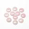 Natural Rose Quartz Cabochons, Half Round/Dome, 6x3~4mm