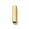 304 Stainless Steel Beads, Rectangle, Golden, 15x4x4mm, Hole: 3x3mm