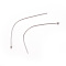 Tarnish Resistant 304 Stainless Steel Ball Head Pins, Stainless Steel Color, 39x0.5mm, 24 Gauge, Head: 1.5mm