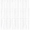 600Pcs 3 Styles 304 Stainless Steel Flat Head Pins, Stainless Steel Color, 35~65x0.7mm(21 Gauge), 200pcs/style