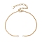 Brass Bracelet Makings, with Curb Chain, Real Platinum Plated, 6-3/4 inch(17cm)