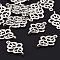 Alloy Links connectors, Lead Free and Cadmium Free, Antique Silver, 28x18x2mm, Hole: 1.5mm