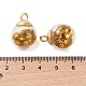 Стеклянные круглые подвески GLAA-P063-01G-02-3