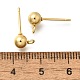 201 фурнитура для сережек-гвоздиков из нержавеющей стали STAS-R156-01G-04-2