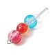 2шт стеклянные подвески PALLOY-JF03341-01-5