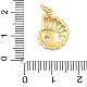 Латунные микро проложить кубического циркония подвески KK-L209-093G-3
