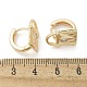 Серьги-кольца из латуни и стекла EJEW-Q014-12G-3