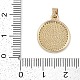 Латунь с фианитом и смолой KK-Q005-05G-3